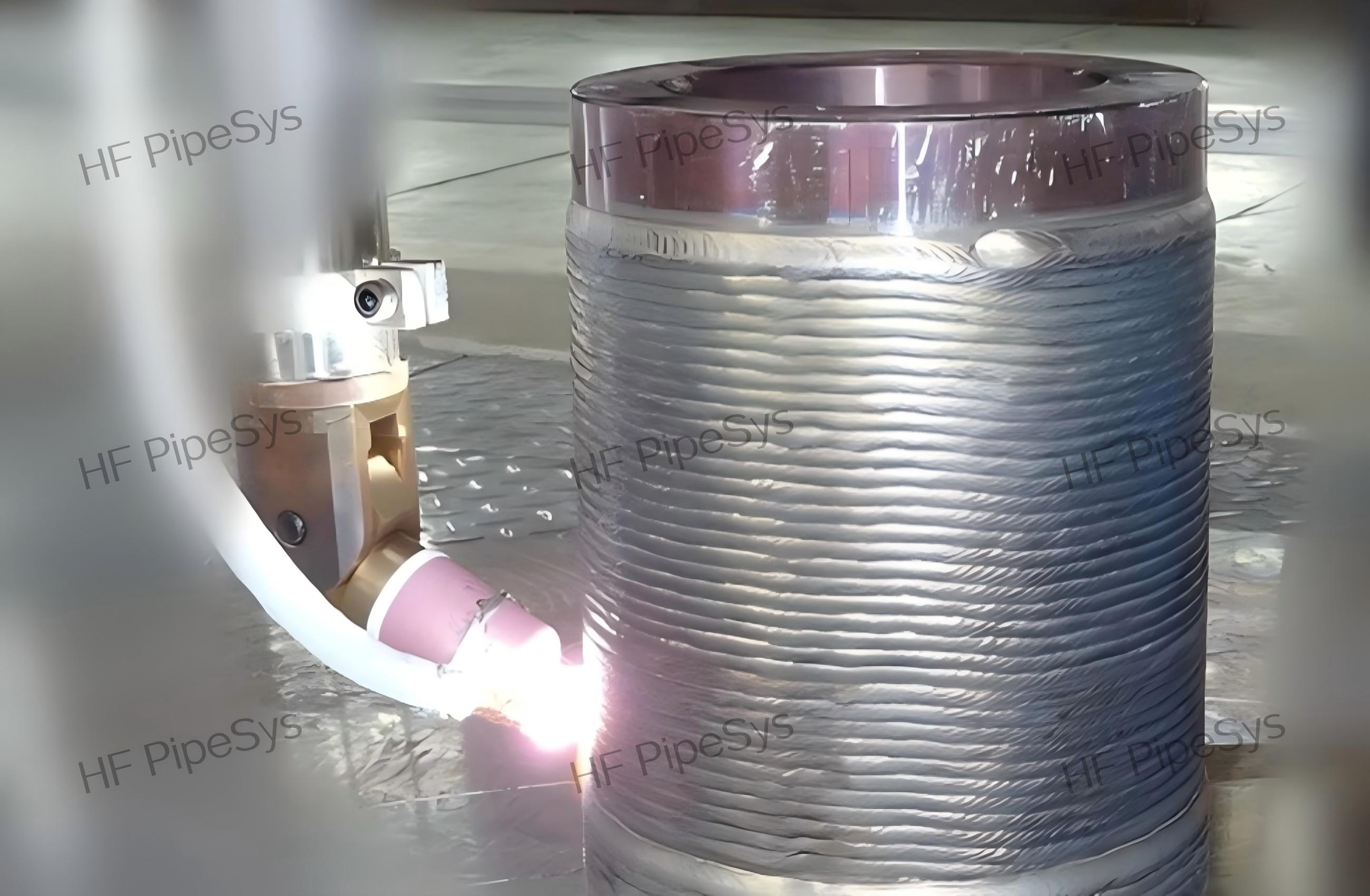 Inner Overlay-Welded Composite Steel Pipe